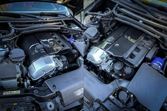 BMW E46 M54 Carbon Fuel Rail Cover - 13531707404