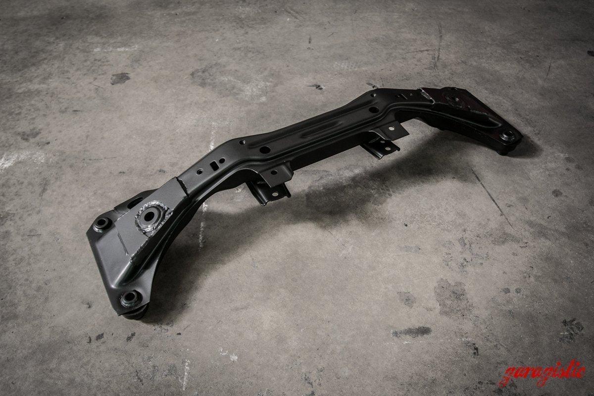 E36 Reinforced Front Subframe-Steel parts-Black-I will supply my core upfront-Yes - add control arm reinforcement-Garagistic