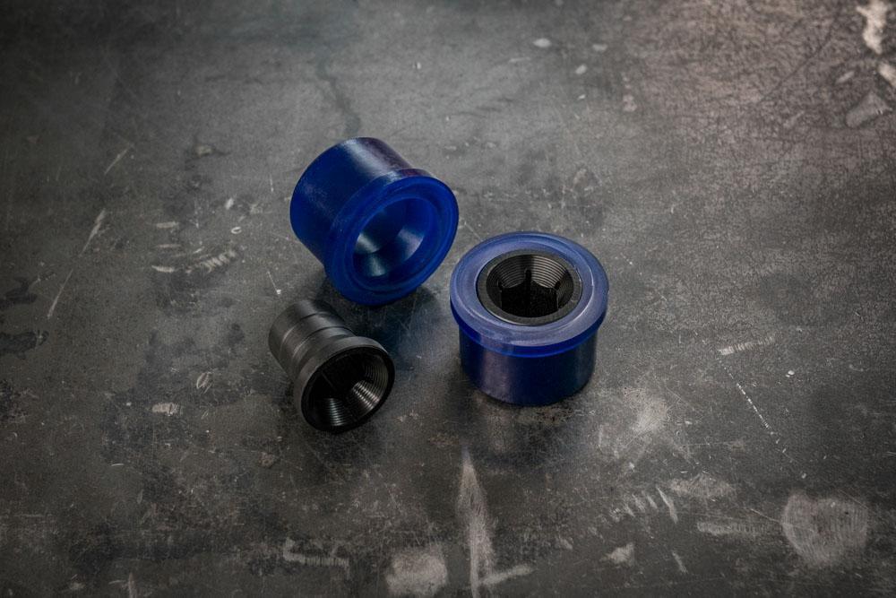 E46 M3 Solid Front Control Arm Bushings-Delrin Suspension-95a (Track)-Unsure, Include both hex sizes-Garagistic