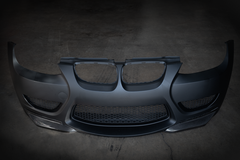 e92 front bumper amuse style carbon fiber splitter garagistic