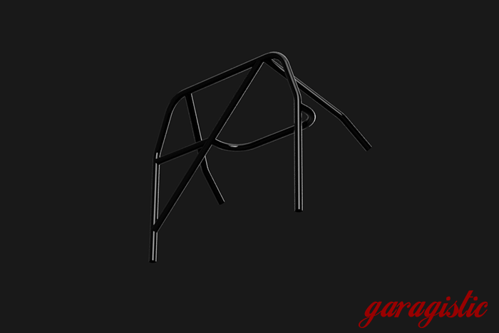 E30 Bolt In Roll Bar - Coupe & Sedan-Roll Bars-grip-drift-Black-Bent Harness Bar (Taller Drivers)-Bent Rear Legs - No X-Garagistic-bmw