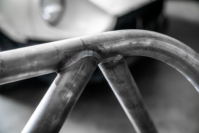 E30 Bolt In Roll Bar - Coupe & Sedan-Roll Bars-grip-drift-Bare-Bent Harness Bar (Taller Drivers)-Double Diagonal (X) - With Straight Rear Legs-Garagistic-bmw