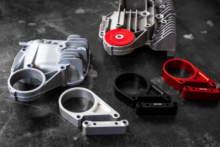 E30 Secondary Diff Mount-Suspension Parts-grip-drift-No Bushing-Standard E30-Raw Aluminum-Garagistic-bmw