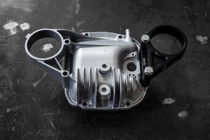 E30 Secondary Diff Mount-Suspension Parts-grip-drift-No Bushing-Standard E30-Raw Aluminum-Garagistic-bmw