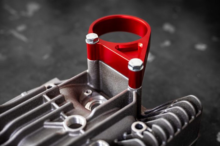 E30 Secondary Diff Mount-Suspension Parts-grip-drift-No Bushing-Standard E30-Raw Aluminum-Garagistic-bmw