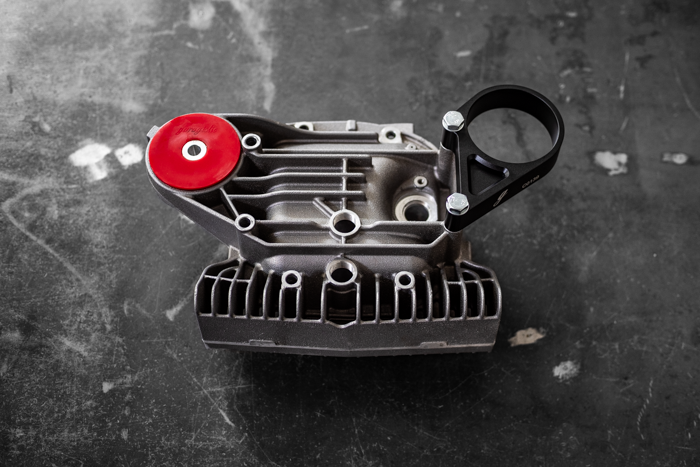 E30 Secondary Diff Mount-Suspension Parts-grip-drift-No Bushing-Standard E30-Raw Aluminum-Garagistic-bmw