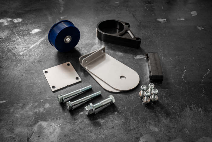 E30 Secondary Diff Mount-Suspension Parts-grip-drift-95A-Standard E30-Anodized Black-Garagistic-bmw