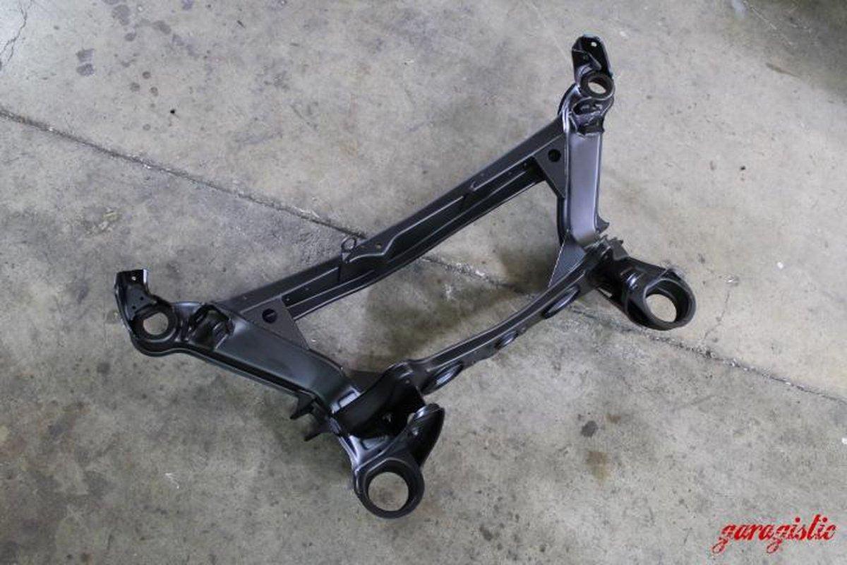 Garagistic W201 190E Reinforced Rear Subframe-Subframes and Trailing Arms-grip-drift-Black-I will not be providing a core (+$200)-Garagistic-bmw