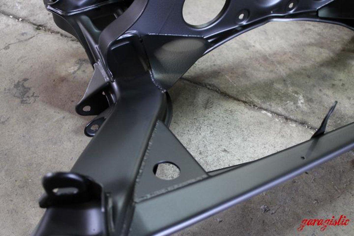 Garagistic W201 190E Reinforced Rear Subframe-Subframes and Trailing Arms-grip-drift-Black-I will not be providing a core (+$200)-Garagistic-bmw