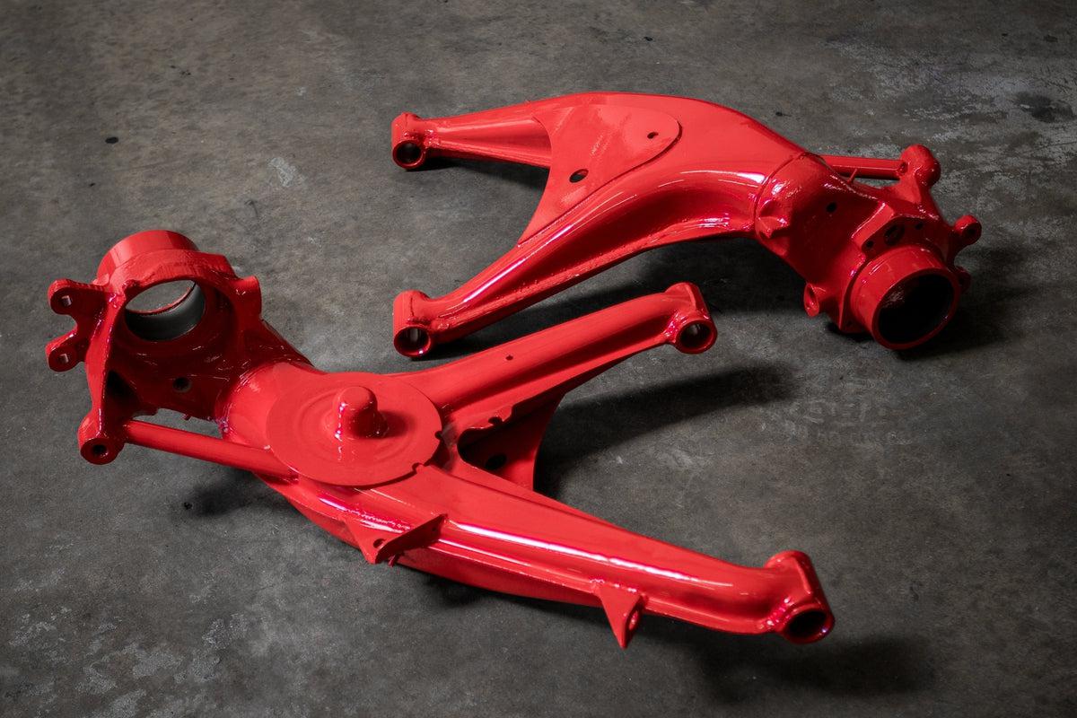 BMW E30 Reinforced Rear Trailing Arms-Subframes and Trailing Arms-grip-drift-Black-I will supply my core upfront-Garagistic-bmw