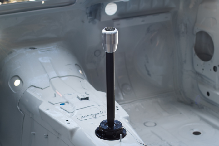 Garagistic Solid Chassis Mounted Short Shifter - E30, E36, E46-Shifters-grip-drift-Bare-Short-Delrin Standard-Garagistic-bmw