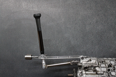 Garagistic Carbon Fiber Supreme Short Shifter - E46, E36, E30, Z4, Z3-Shifters-grip-drift-Black Anodized-Medium-Delrin Vintage-Garagistic-bmw