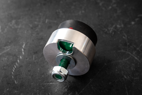 BMW HD Rubber Transmission Bushings (OEM+ upgrade)-Motor and Transmission Mounts-grip-drift-Yes, add Aluminum Enforcer Cups-Garagistic-bmw