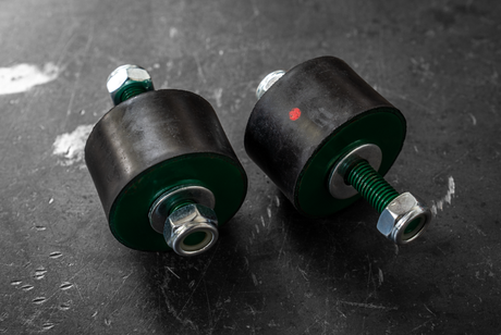 BMW HD Rubber Transmission Bushings (OEM+ upgrade)-Motor and Transmission Mounts-grip-drift-Yes, add Aluminum Enforcer Cups-Garagistic-bmw