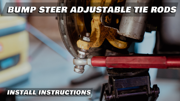 E30 Bump Steer Adjustable Tie Rods - 325i, 318is, 316-Steering Components-grip-drift-Garagistic-bmw