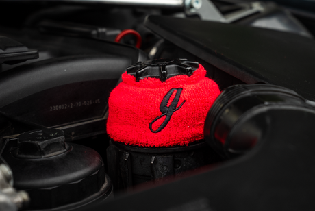 Garagistic Power Steering Reservoir Sweatband Cover - E30, E36, E46-Engine Accessories-grip-drift-Black-Garagistic-bmw