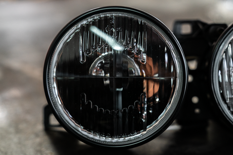 BMW E30 "Euro Smiley" Headlights - Smoked Lenses-Exterior Lights-grip-drift-Garagistic-bmw