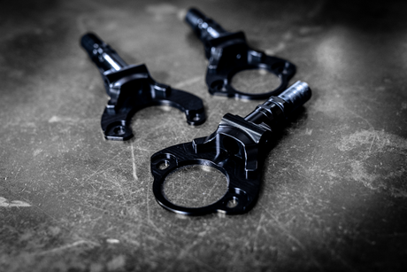LTW Carbon Fiber E46 Modular 3 Piece Rear Strut Bar - 316, 318, 320, 323, 325, 328, 330, M3-Strut Bars-grip-drift-No Thanks-Raw Aluminum-Garagistic-bmw