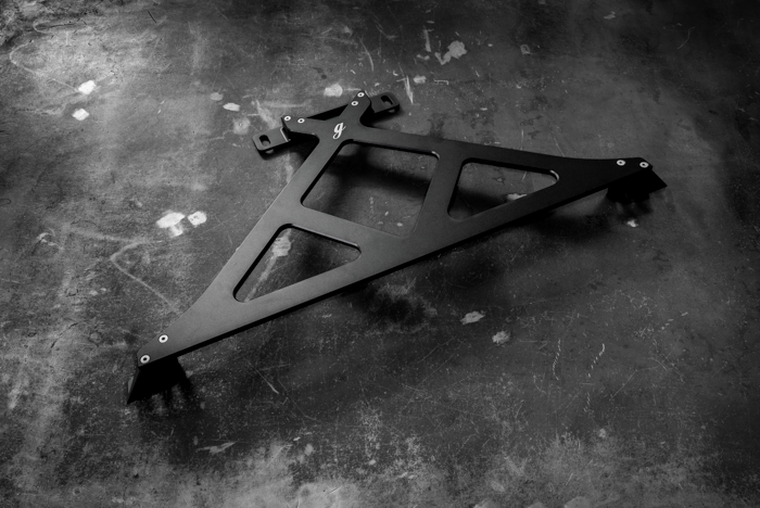 BMW E30 / E36 X-Brace-Chassis Bracing-grip-drift-E36-Black Anodize-Garagistic-bmw