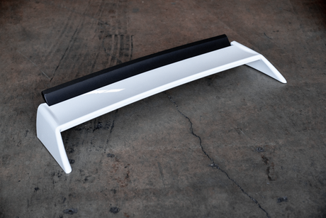 E30 Pre-Painted "EVO M3" Style Rear Trunk Spoiler-Exterior Body Parts-grip-drift-Alpine White 2-Garagistic-bmw