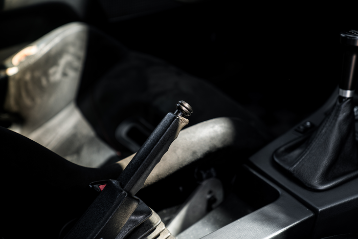 Garagistic Billet BMW Drift E-Brake Button - E30, E36, E34, E32, E31, Z1, Z3-Interior Parts-grip-drift-Raw Aluminum-Garagistic-bmw