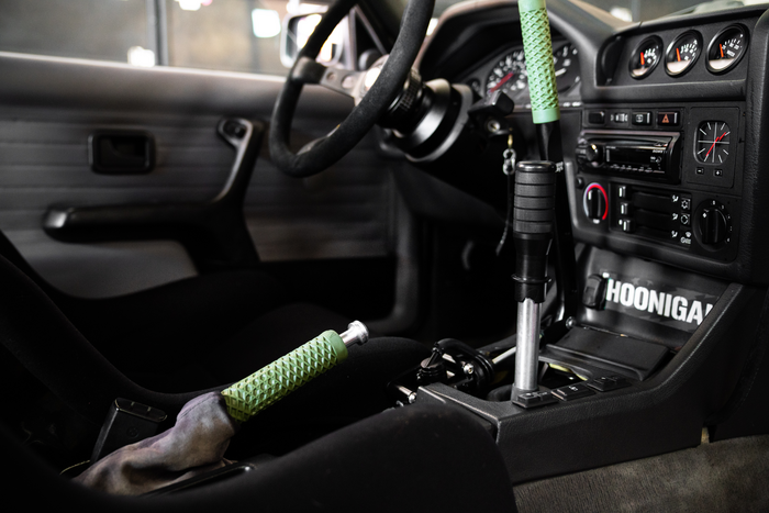 Garagistic Billet BMW Drift E-Brake Button - E30, E36, E34, E32, E31, Z1, Z3-Interior Parts-grip-drift-Raw Aluminum-Garagistic-bmw