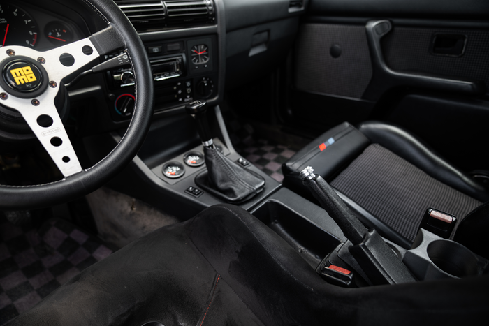 Garagistic Billet BMW Drift E-Brake Button - E30, E36, E34, E32, E31, Z1, Z3-Interior Parts-grip-drift-Raw Aluminum-Garagistic-bmw