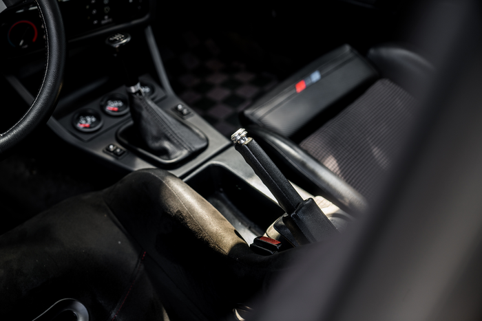 Garagistic Billet BMW Drift E-Brake Button - E30, E36, E34, E32, E31, Z1, Z3-Interior Parts-grip-drift-Raw Aluminum-Garagistic-bmw