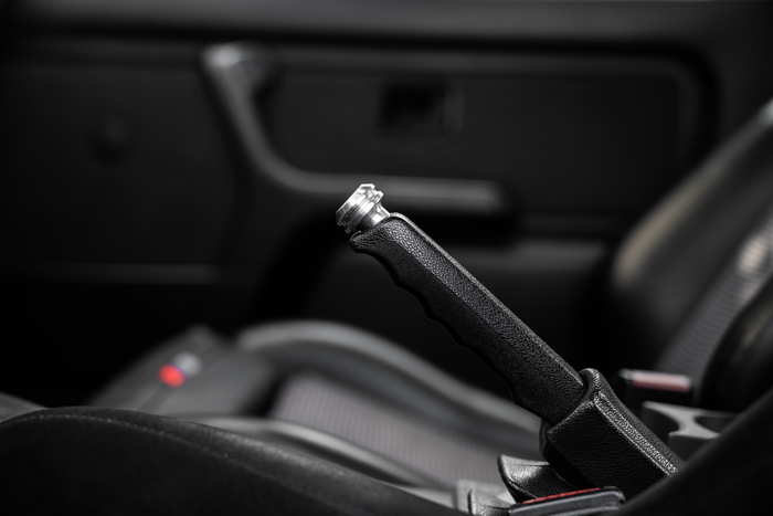 Garagistic Billet BMW Drift E-Brake Button - E30, E36, E34, E32, E31, Z1, Z3-Interior Parts-grip-drift-Raw Aluminum-Garagistic-bmw