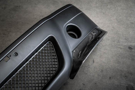 E46 M3 CSL Style Front Bumper with Carbon Fiber Splitters for E46 Non-M Coupe-Exterior Body Parts-grip-drift-Garagistic-bmw