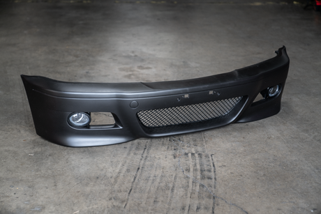 E46 M3 Style Front Bumper - Aftermarket Replacement-Exterior Body Parts-grip-drift-M3-Garagistic-bmw