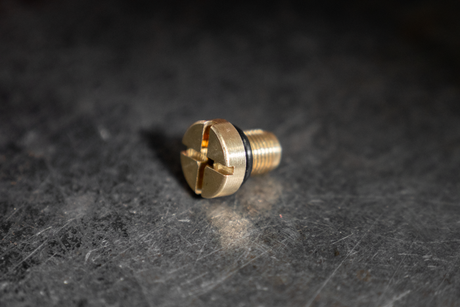 BMW Brass Radiator Bleeder Screw Upgrade - Fits E36, E46, E28, E24, E31, Z3, Z4, E8x, E9x - 17111712788-Engine Accessories-grip-drift-Garagistic-bmw