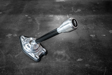 Garagistic Carbon Fiber "Direct Mount" Stage 2 Chassis Short Shifter - E92, E46, E36, E30, E82, Z4, M3-Shifters-grip-drift-Bare-Tall-Aluminum Standard W/Emblem-Garagistic-bmw