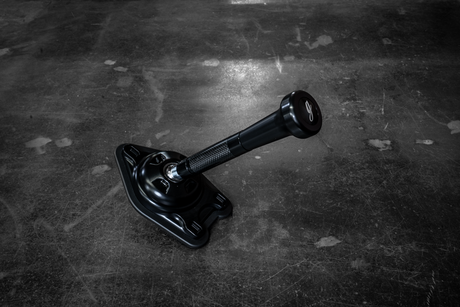 Garagistic Carbon Fiber "Direct Mount" Stage 2 Chassis Short Shifter - E92, E46, E36, E30, E82, Z4, M3-Shifters-grip-drift-Black Anodized-Short-Aluminum Vintage W/Emblem-Garagistic-bmw
