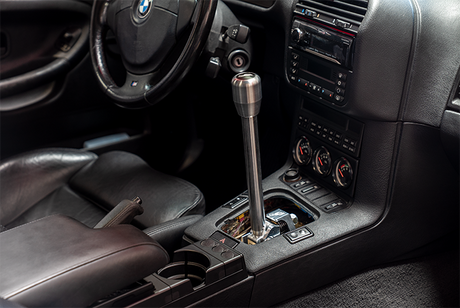 E36 "PRO" Self Centering Chassis Short Shifter-Shifters-grip-drift-Bare-Tall-Aluminum Standard W/Emblem-Garagistic-bmw
