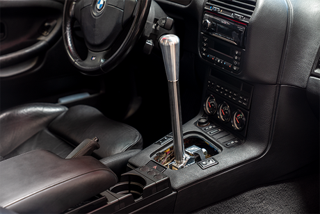E36 "PRO" Self Centering Chassis Short Shifter-Shifters-grip-drift-Bare-Tall-Aluminum Bat-Garagistic-bmw