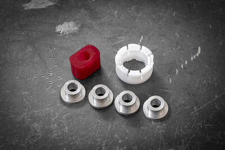 E39 525 Round Shifter Bushing Kit-Shifter Bushings-grip-drift-Aluminum-Garagistic-bmw