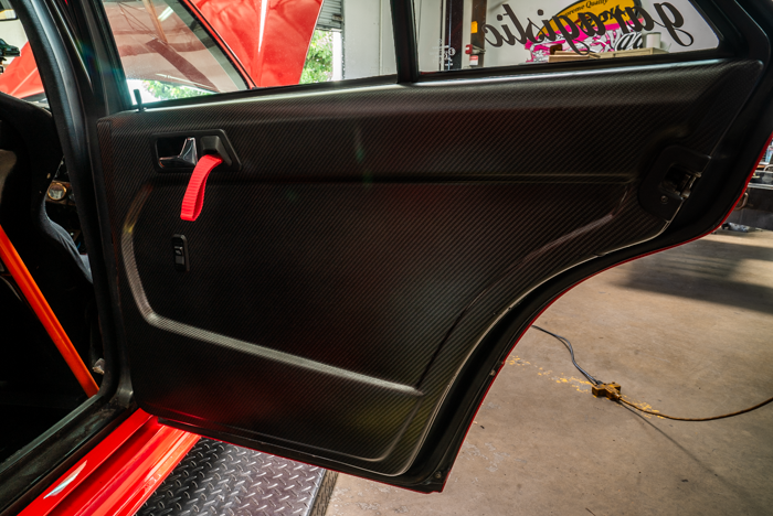 Garagistic Mercedes 190E W201 Carbon Fiber Door Card/Panels-Interior Parts-grip-drift-Garagistic-bmw