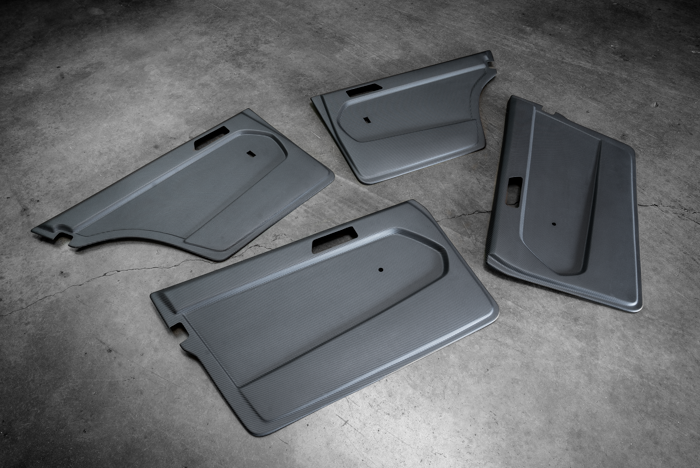 Garagistic Mercedes 190E W201 Carbon Fiber Door Card/Panels-Interior Parts-grip-drift-Garagistic-bmw