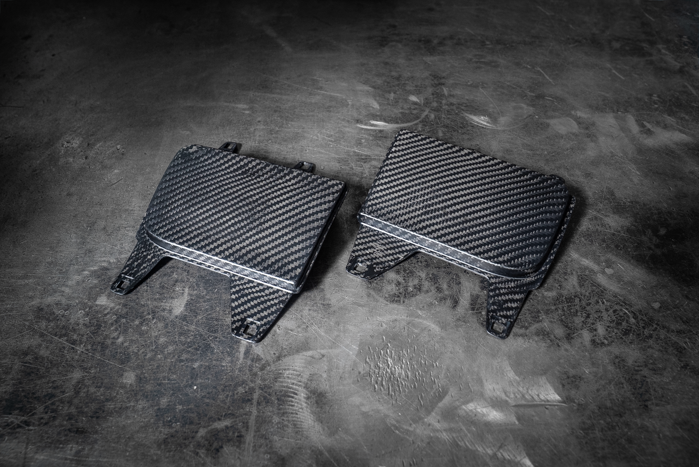 E30 Fog Light Deletes - Carbon Fiber 51711979322 / 51711979321