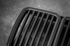 E30 Matte Black Kidney Grill - Aftermarket Replacement (51131945877)