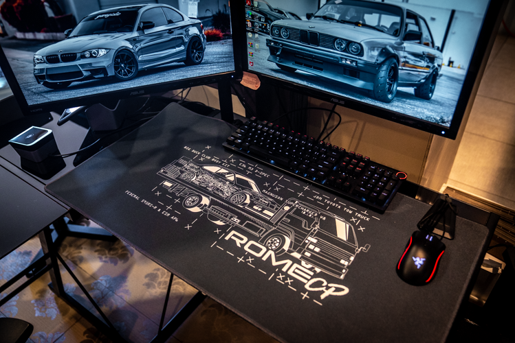 Rome CP E36 Gaming Mouse Pad-Merch and Apparel-grip-drift-Garagistic-bmw