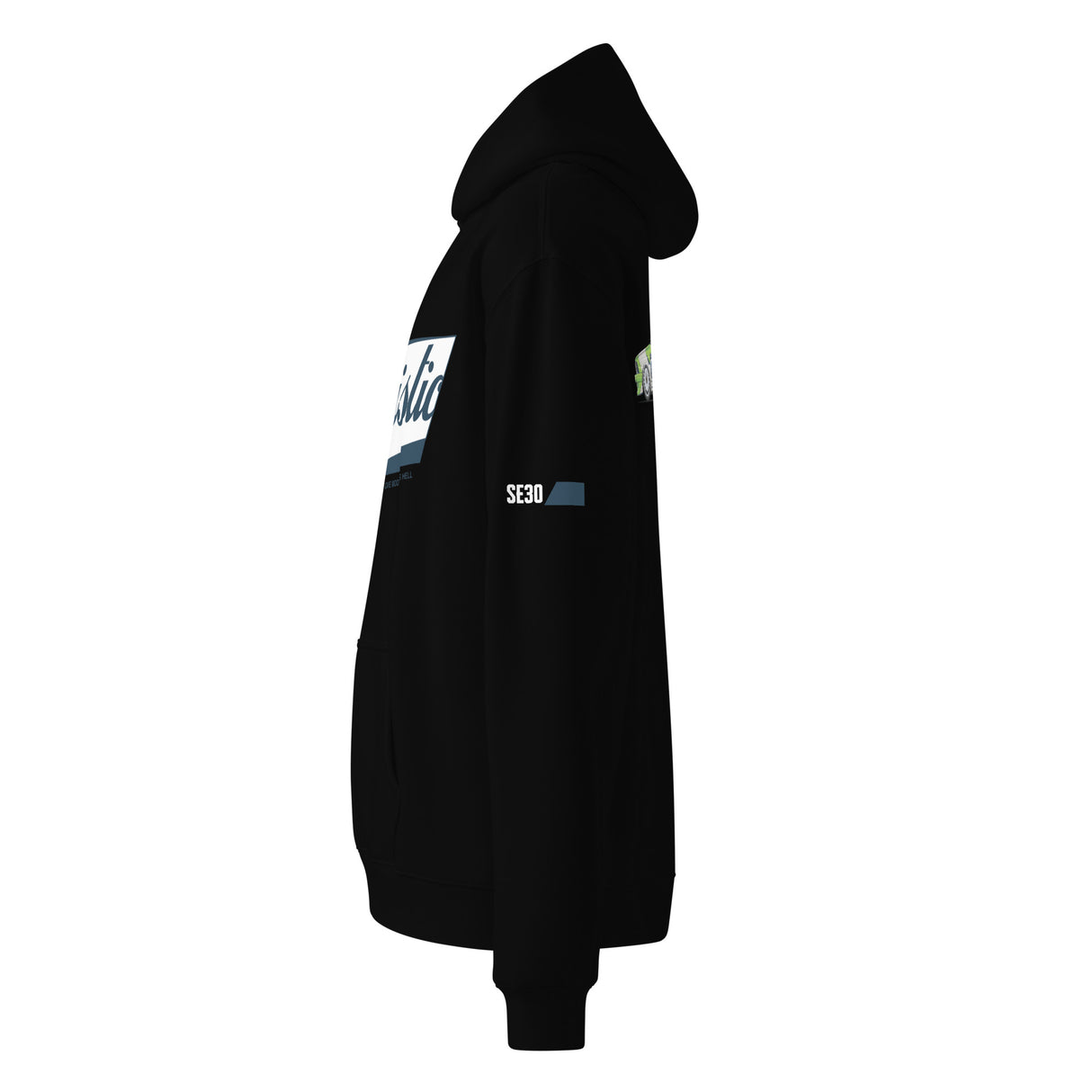 Garagistic SE30 Oversized Hoodie-Merch and Apparel-grip-drift-Black-S-Garagistic-bmw