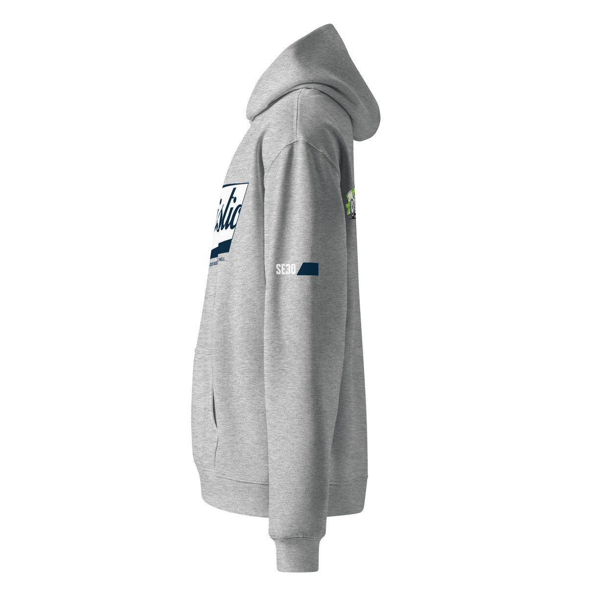 Garagistic SE30 Oversized Hoodie-Merch and Apparel-grip-drift-Black-S-Garagistic-bmw