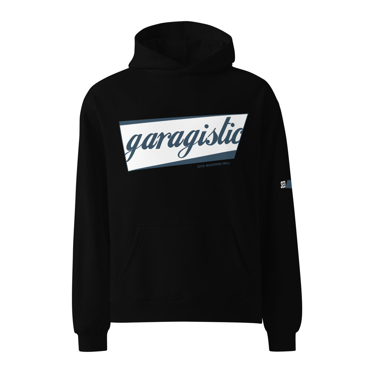 Garagistic SE30 Oversized Hoodie-Merch and Apparel-grip-drift-Black-S-Garagistic-bmw