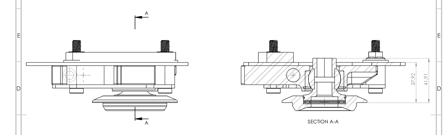 Race Camber Plate Set for BMW E46, E36, E9x, E8x