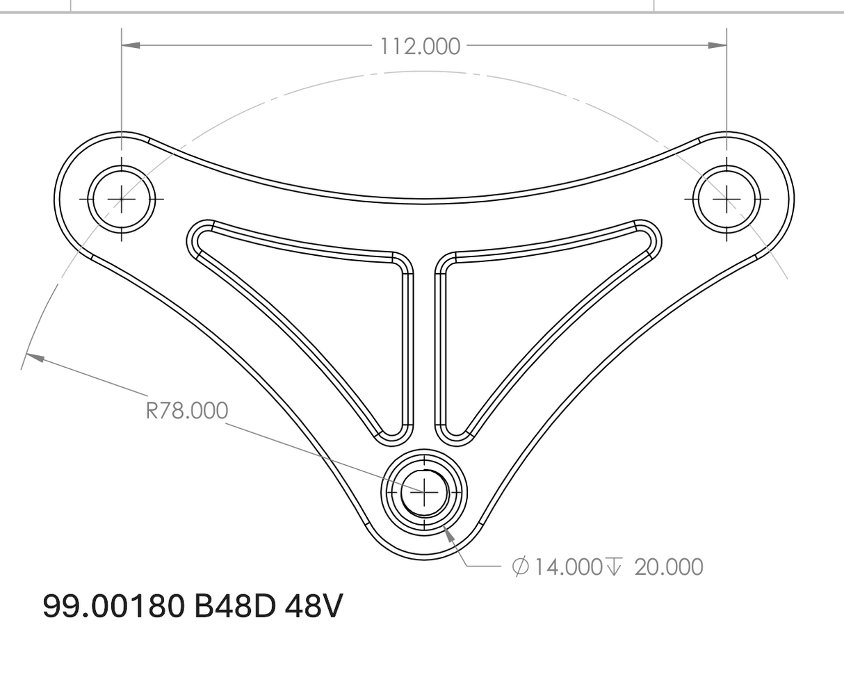 B48 or B58 A/C Delete Pulley