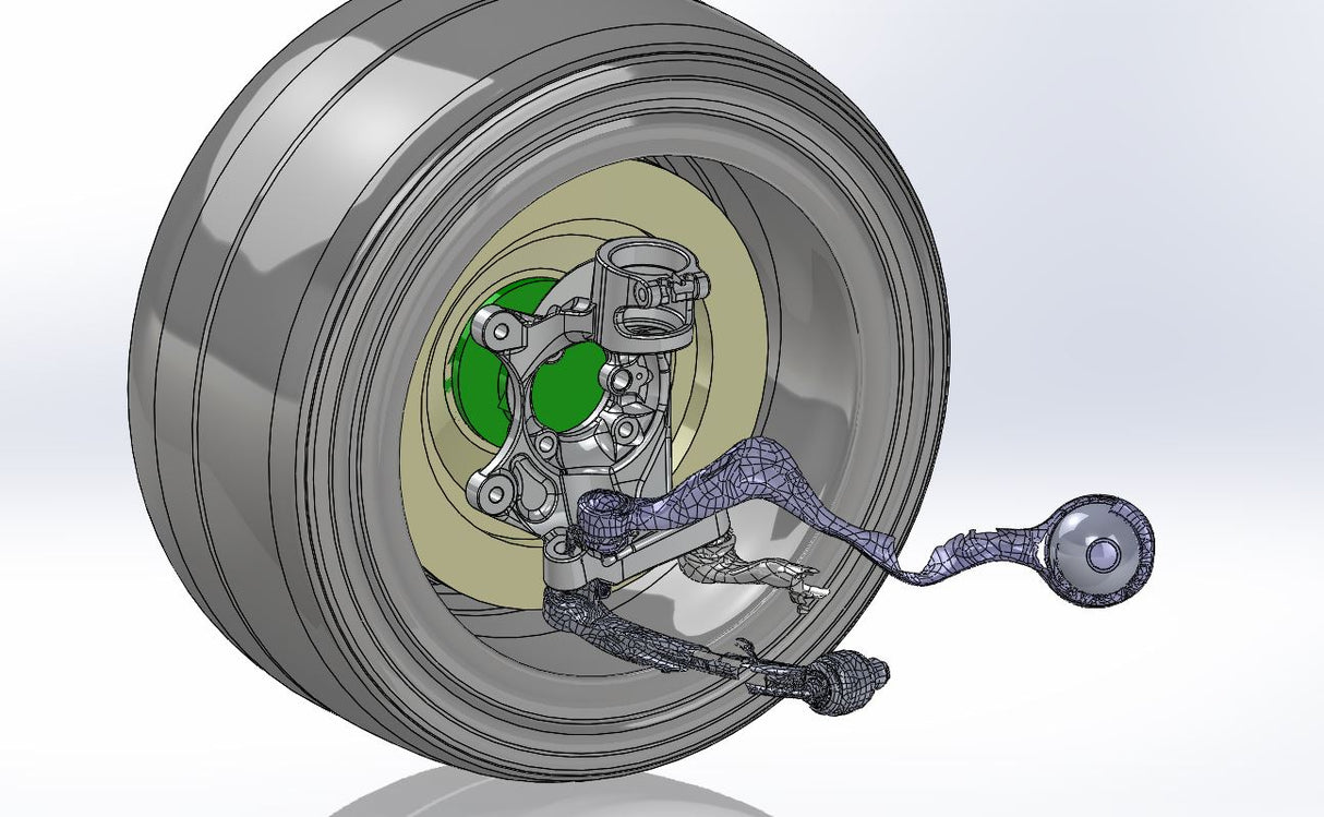 E9X / E8X Billet Uprights / Knuckles with Geometry Correction