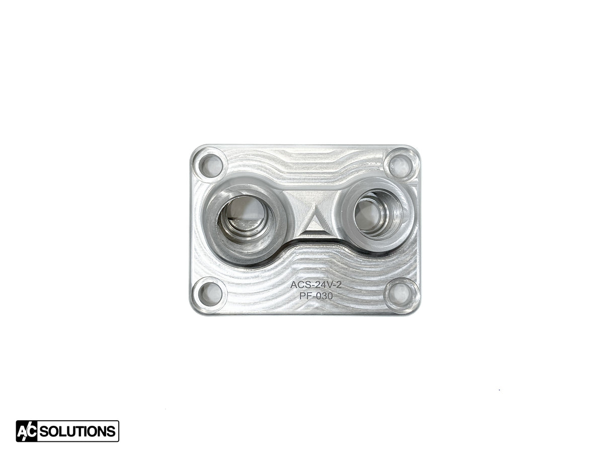 BMW E30, E28 A/C Solutions 24v Swap Denso Compressor Manifold