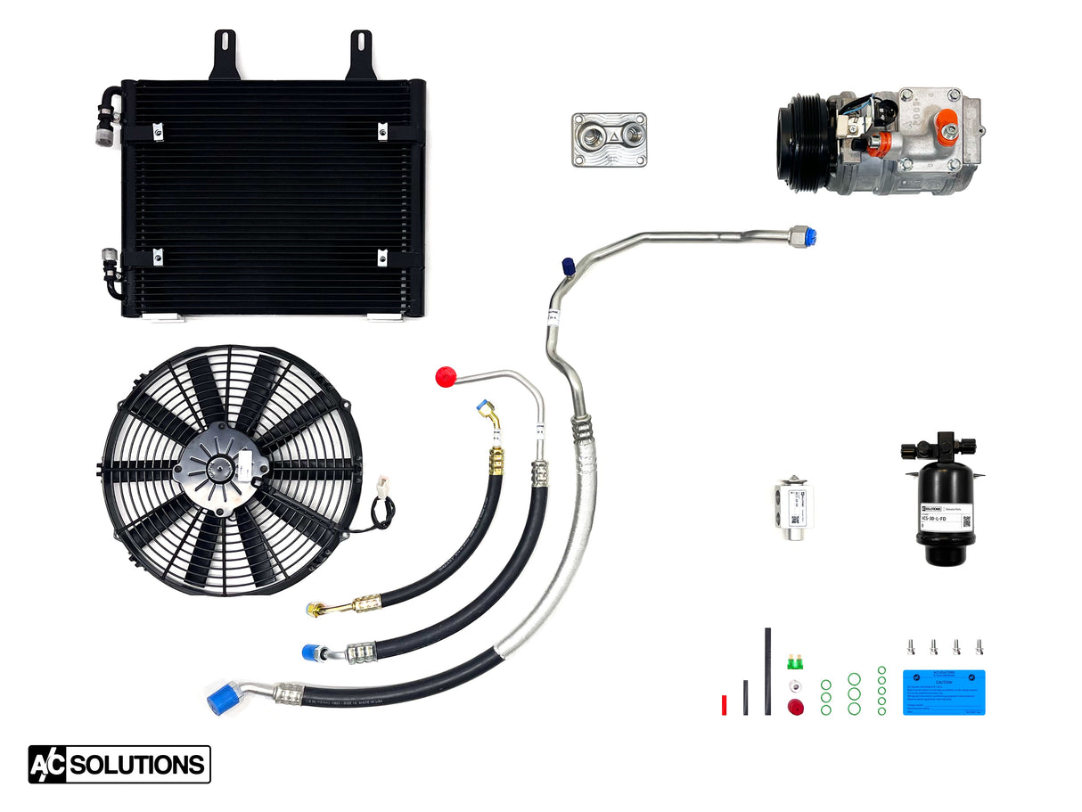 BMW E30 24V Swap A/C Solutions R134 Conversion Kit (M50, M52, S50, S52, S54, M54)